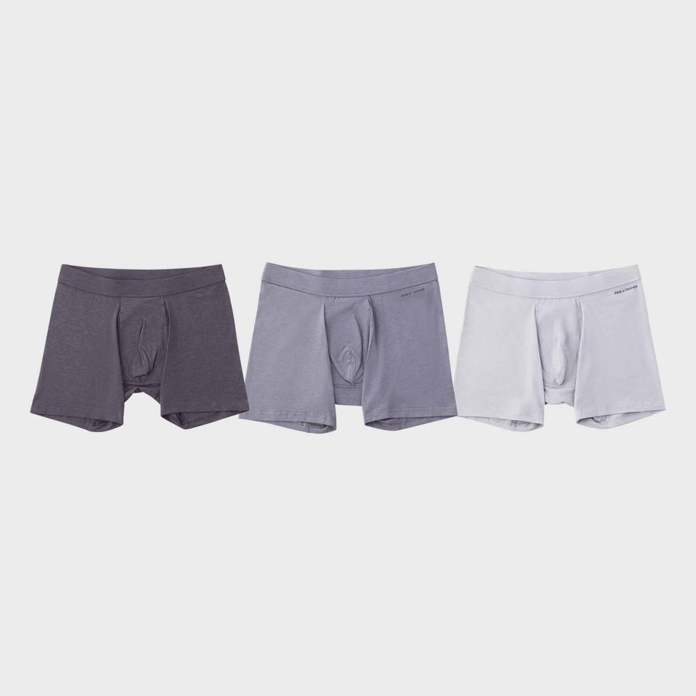 Pair of Thieves Mens Quick Dry Cotton Boxer Briefs 3pk L Product Image