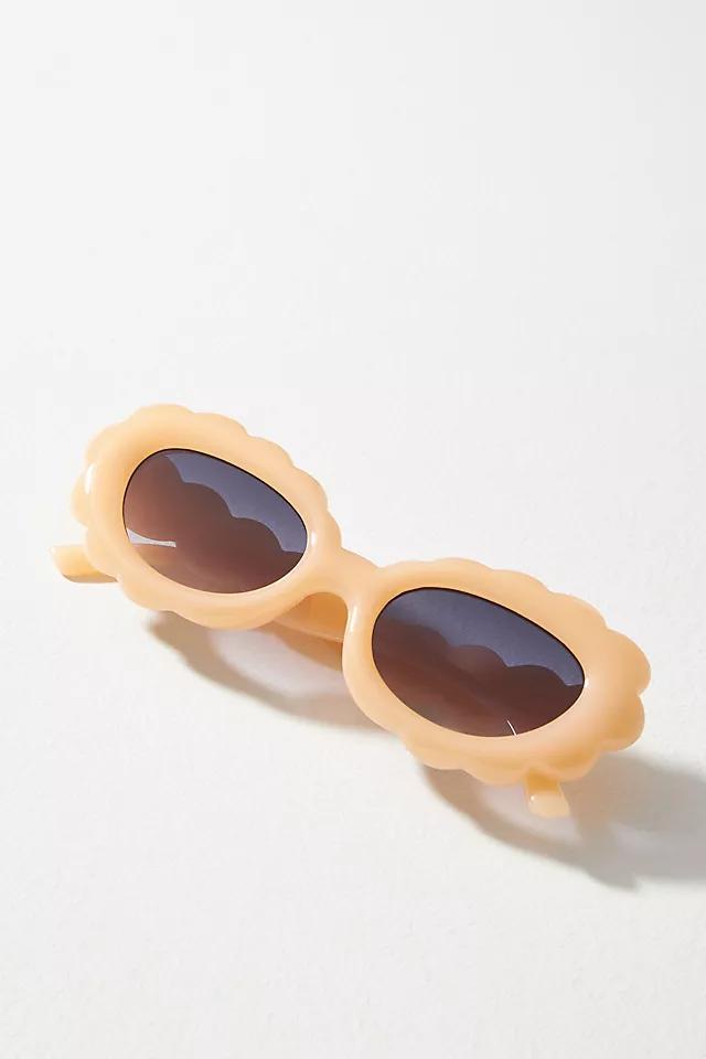 Scallop Warm Tortoise Sunglasses Product Image