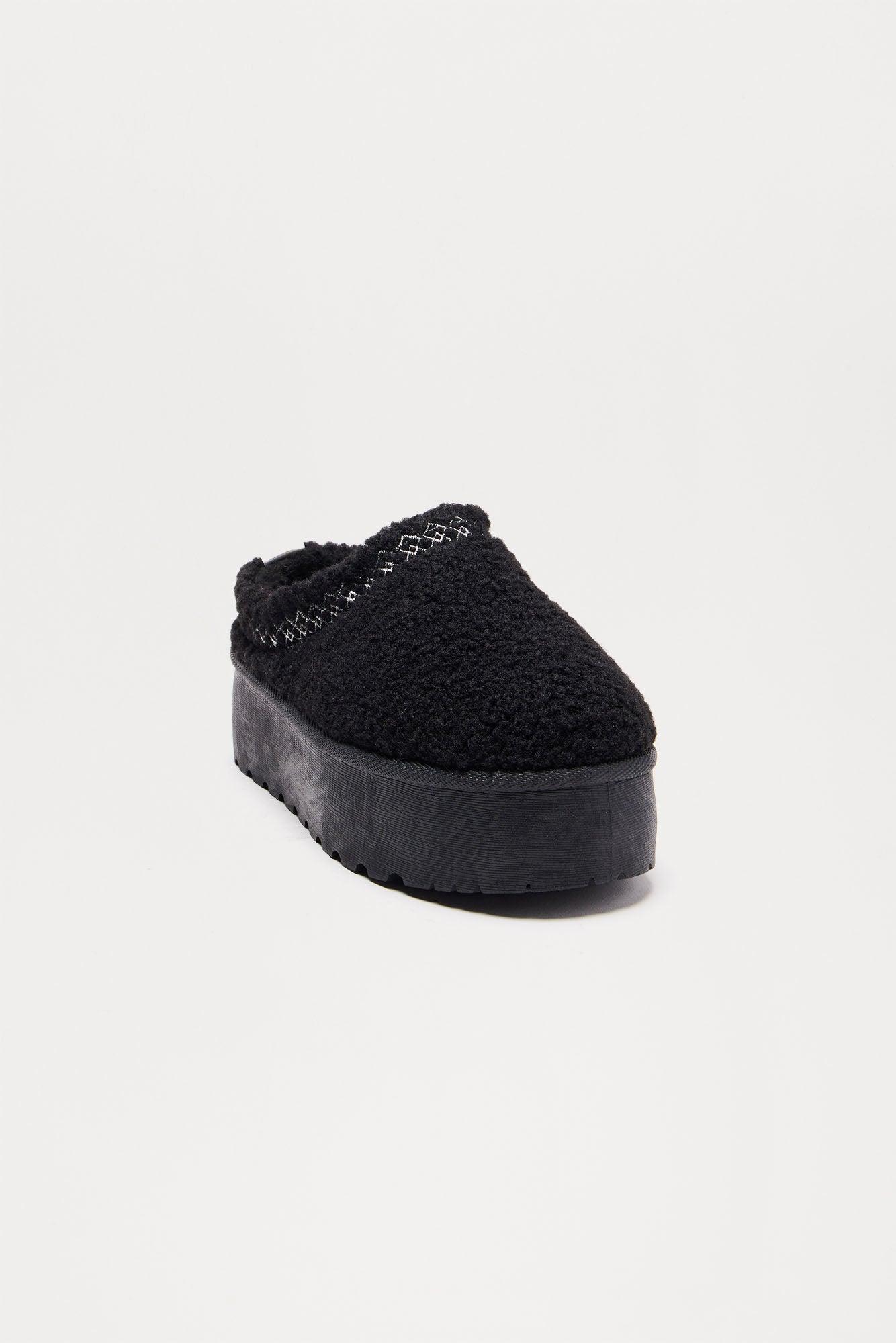 Naiya Platform Slippers - Black Product Image