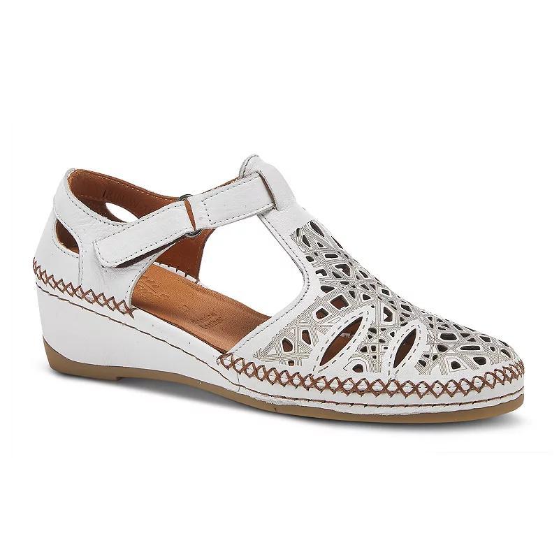 Spring Step Irin Womens Leather T-Strap Shoes Product Image