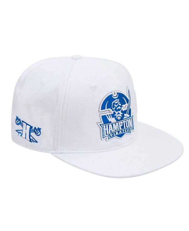 Mens Pro Standard White Hampton Pirates Evergreen Wool Snapback Hat Product Image