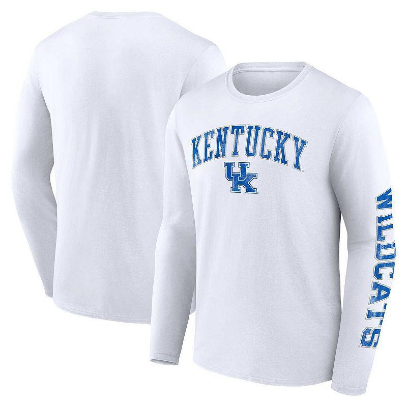 Mens Fanatics Branded Kentucky Wildcats Distressed Arch Over Logo Long Sleeve T-Shirt Product Image