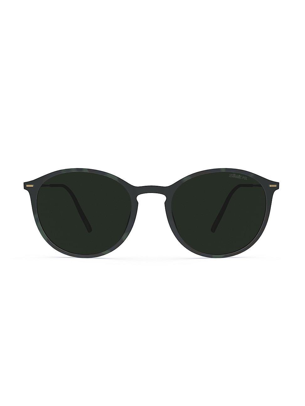 Mens Sun Lite Fuschl 51MM Round Sunglasses Product Image