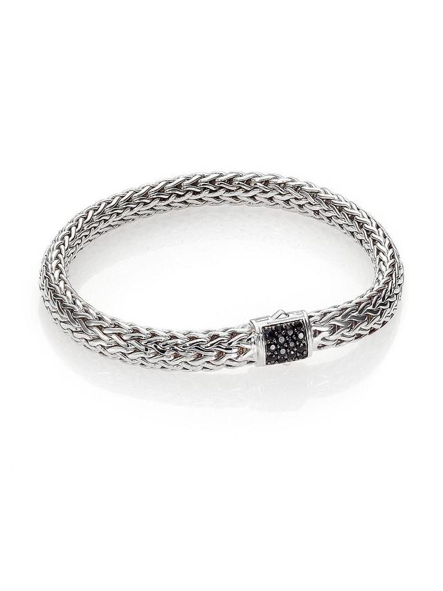 John Hardy Classic Chain Lava Medium Bracelet with Black Sapphire Product Image