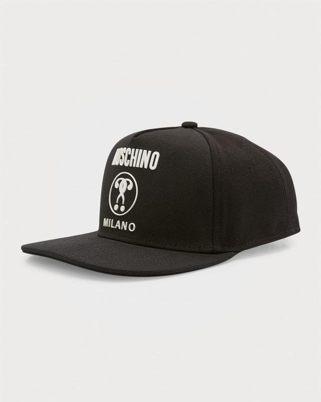 Mens Cappello Flat Brim Logo Baseball Cap Product Image