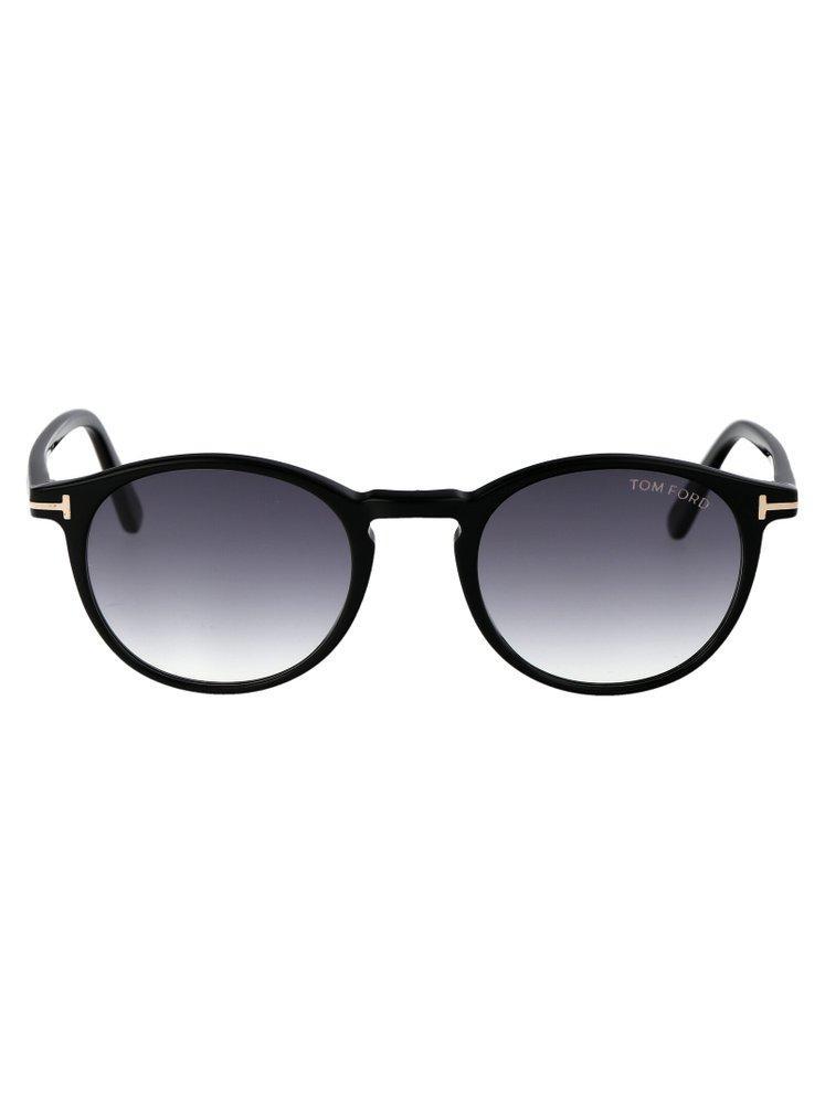 Eyewear Andrea Round Frame Sunglasses In Black Product Image