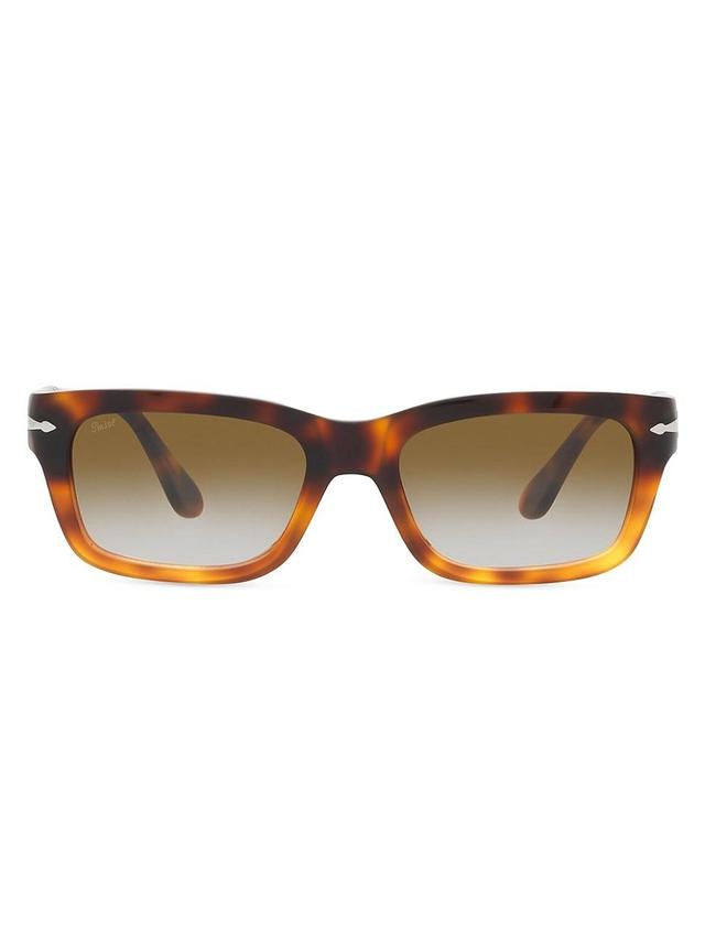 Mens PO3301S 57MM Rectangle Sunglasses Product Image