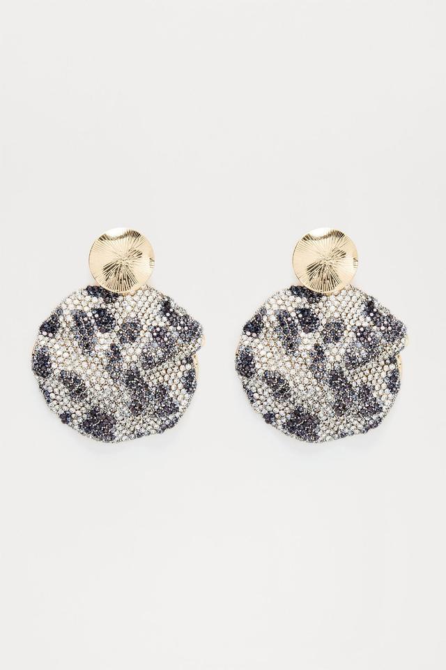 Purfect Pair Earrings - Leopard Product Image