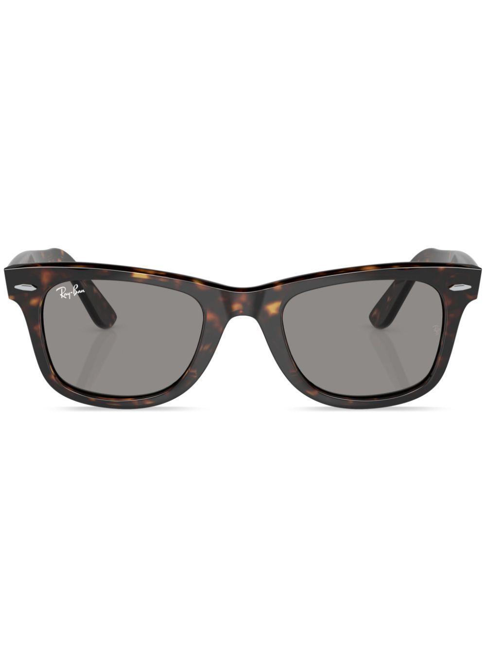 RAY BAN Original Wayfarer Classic Sunglasses Havana Frame Grey Lenses 50-22 Product Image