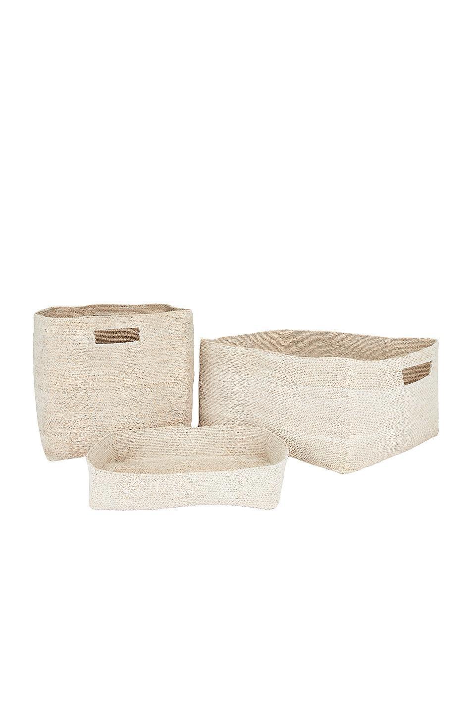 HAWKINS NEW YORK Essential Woven Storage Set Of 3 Product Image