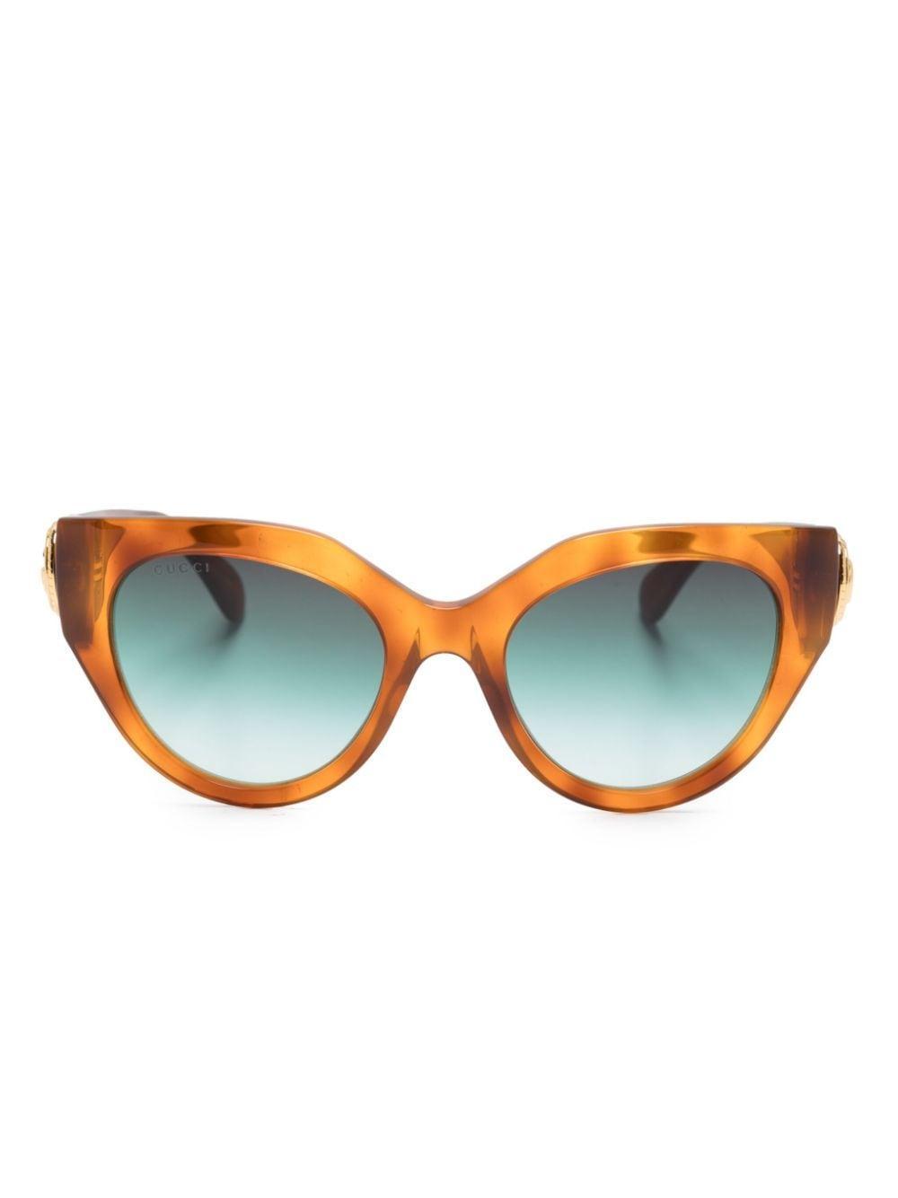 Tortoiseshell-effect Cat Eye-frame Sunglasses In Brown product image