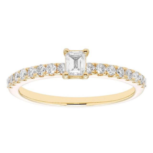 The Regal Collection IGL Certified 1/2 Carat T.W. Diamond Ring, Womens 14k Gold Product Image