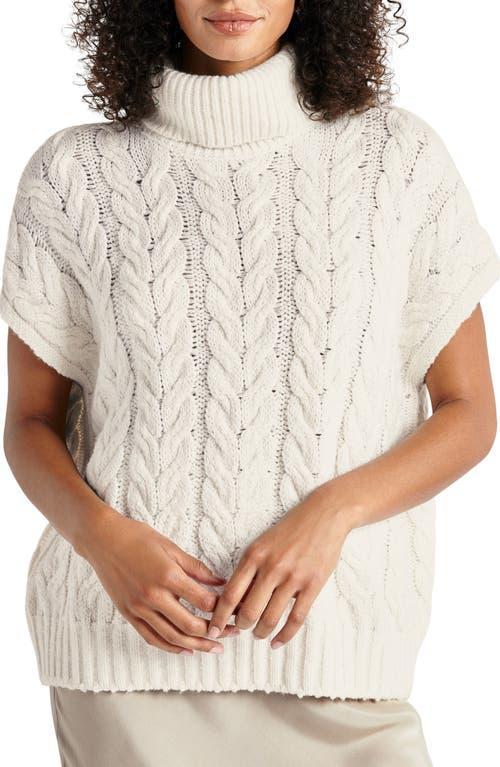 Splendid Abbott Short Sleeve Sweater (Snow Heather) Women's Sweater Product Image