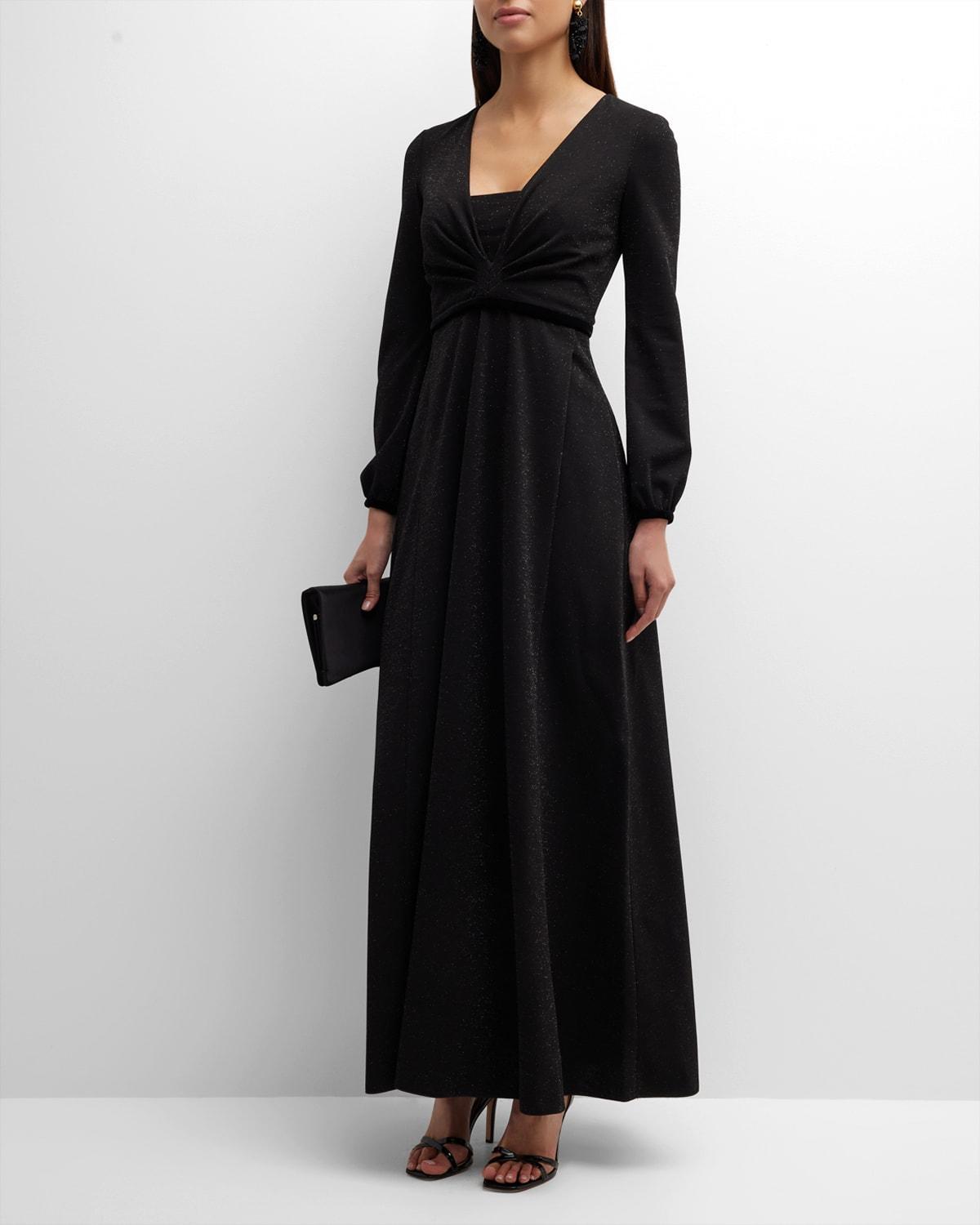 Womens Long-Sleeve Maxi Dress Product Image