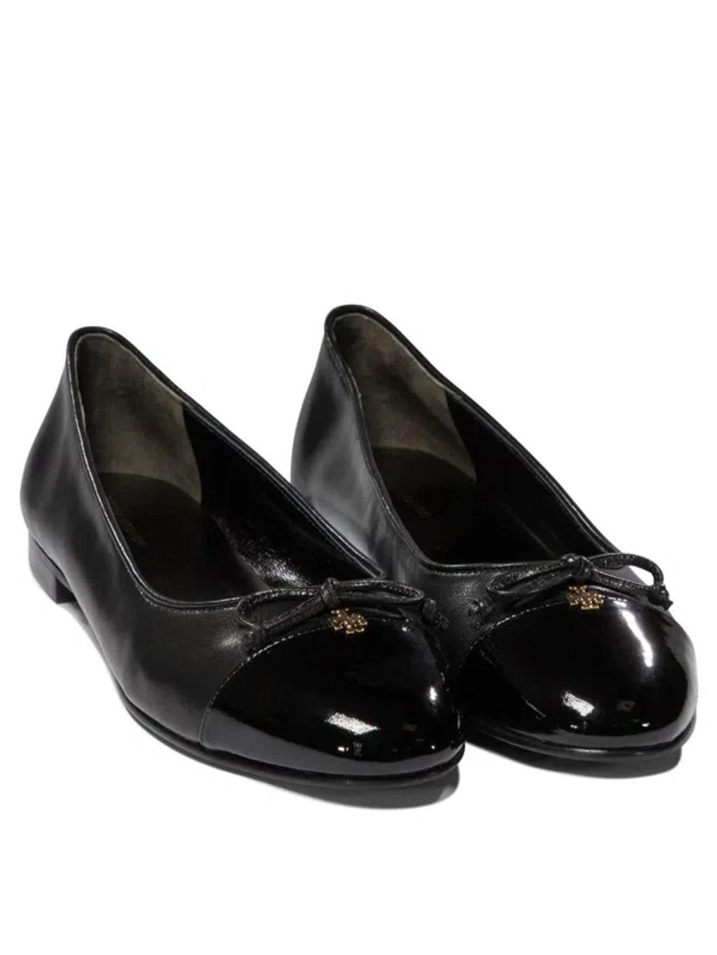 TORY BURCH Cap-toe Ballet In Black Product Image