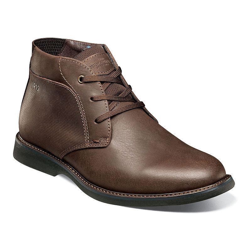 Nunn Bush Otto Mens Leather Plain Toe Chukka Boots Product Image