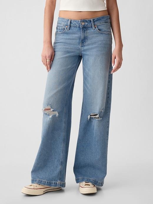 Low Rise Stride Wide-Leg Jeans Product Image