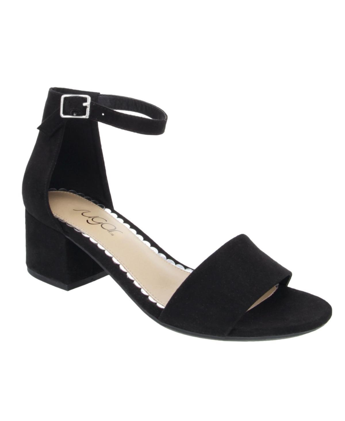 sugar Noelle Womens Block Heel Sandals Dark Beige Product Image