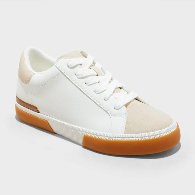 Womens Maddison Sneakers with Memory Foam Insole - A New Day Tan 12 Product Image