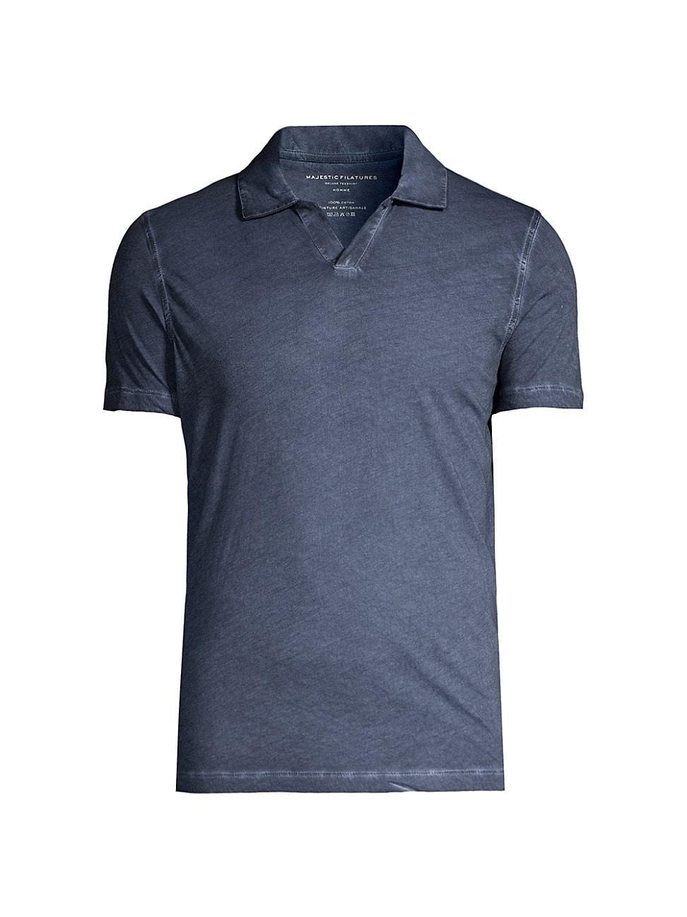 Mens Distressed Polo Shirt Product Image