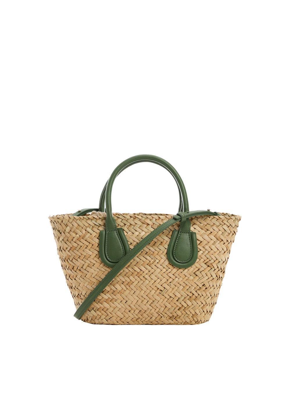 MANGO - Natural fibre carrycot bag - One size - Women Product Image