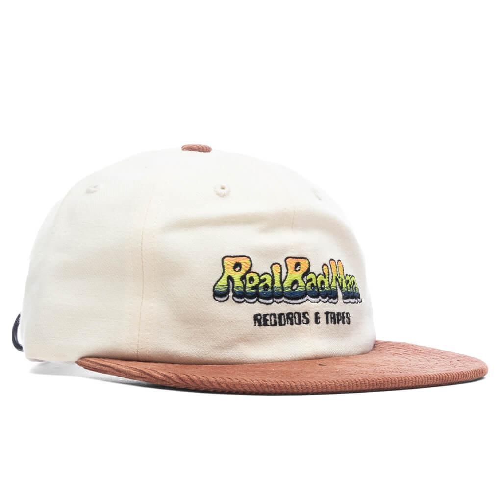 Records & Tapes 6 Panel Cap - Natural White Male Product Image