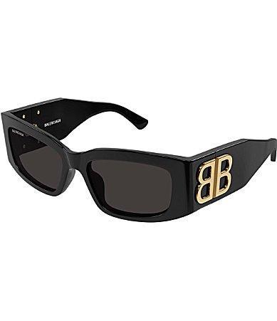 Balenciaga Womens Bossy 56mm Rectangle Sunglasses Product Image