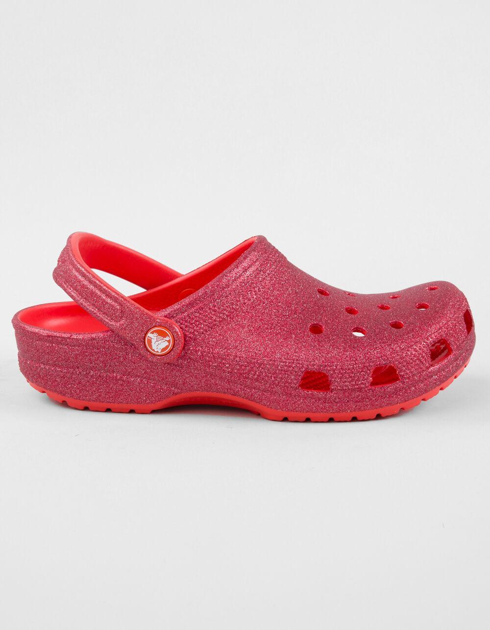 CROCS Womens Classic Glitter Clogs Product Image