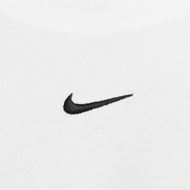 Nike Womens Nike NSW Boxy T-Shirt - Womens White/Black Product Image