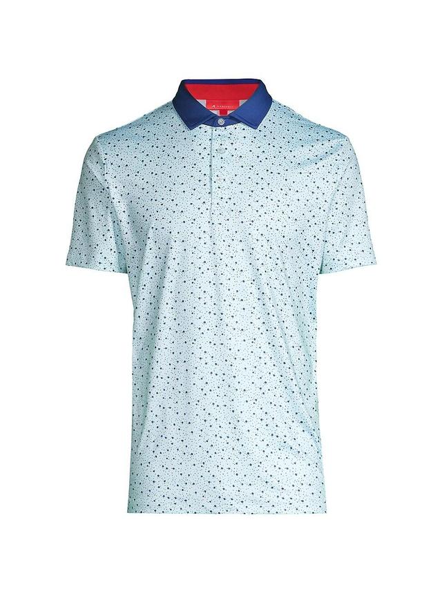 Mens Bedford Splatter Dot Polo Shirt Product Image