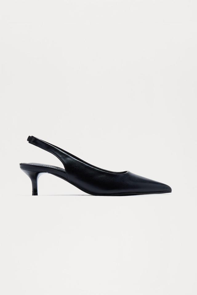 Holston Kitten Heel Pumps - Black Product Image