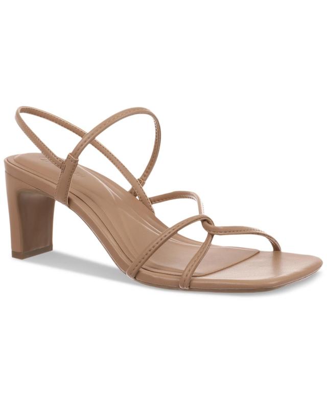 On 34th Womens Cloverr Strappy Block-Heel Sandals, Created for Macys Product Image