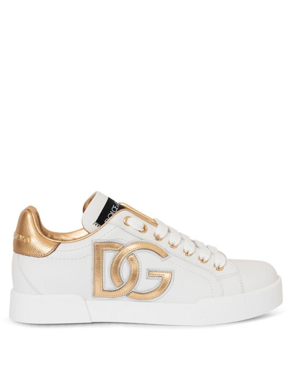 DOLCE & GABBANA Sneakers Classica In Oro Product Image