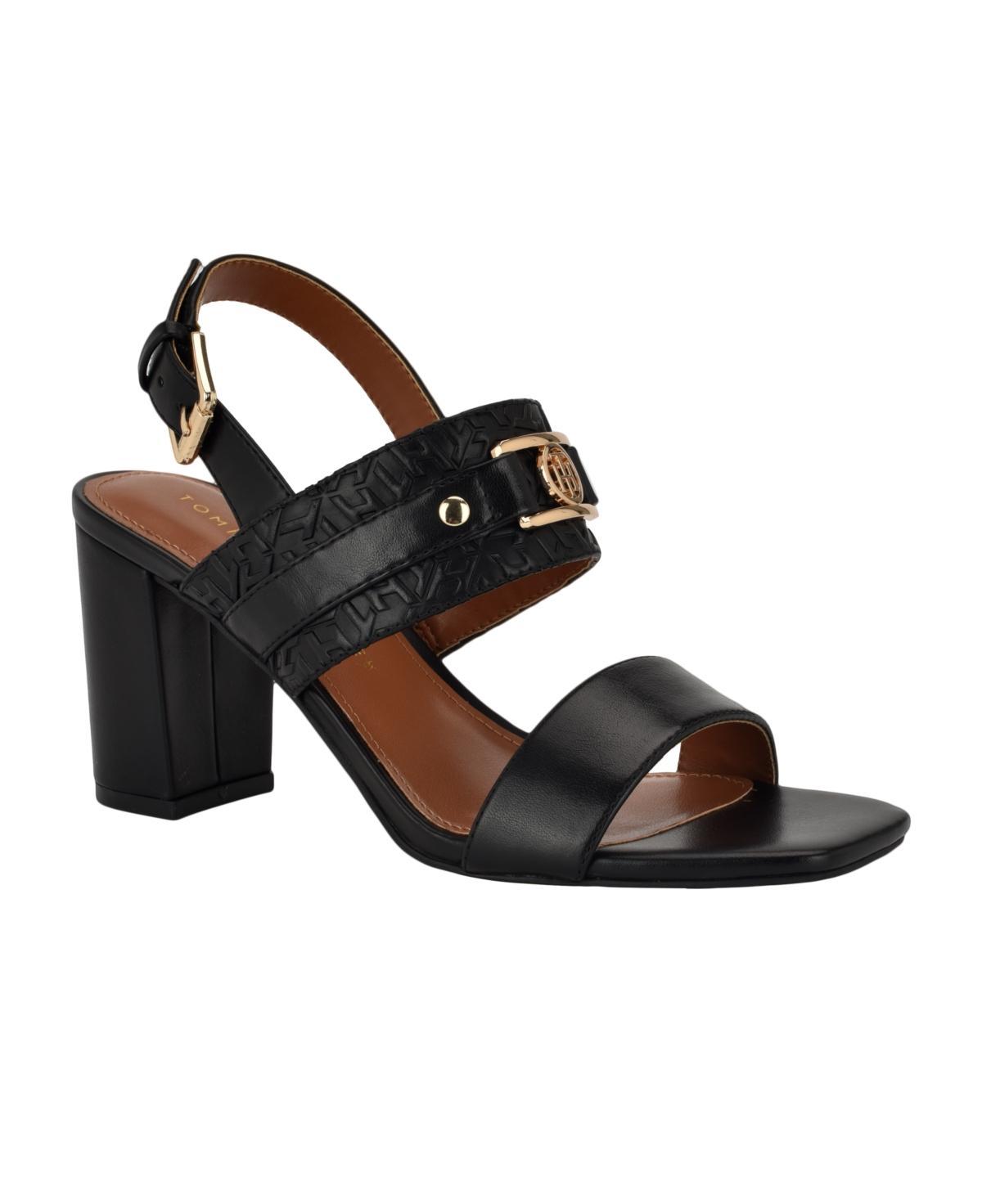 Tommy Hilfiger Womens Sylvier Block Heel Sandals Product Image