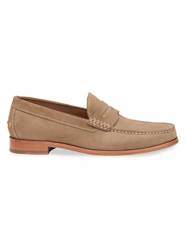 Baldwin Suede Penny Loafers Product Image