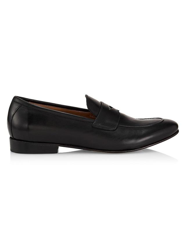 Mens COLLECTION Leather Penny Loafers Product Image