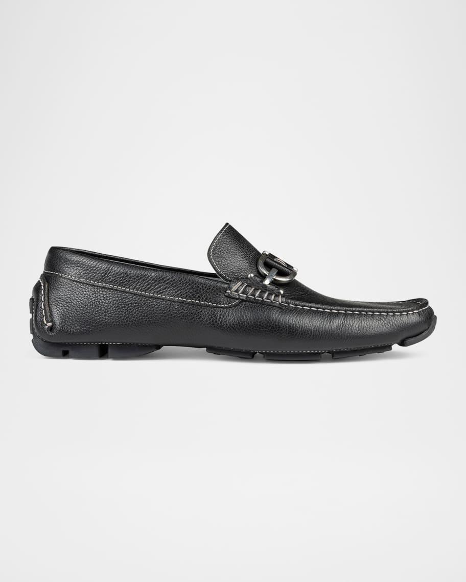 Mens Dacio Metal-Bit Leather Driving Loafers Product Image