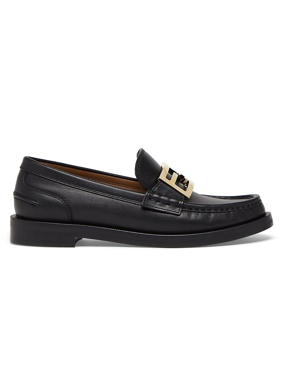 Womens Baguette Leather Loafers product image