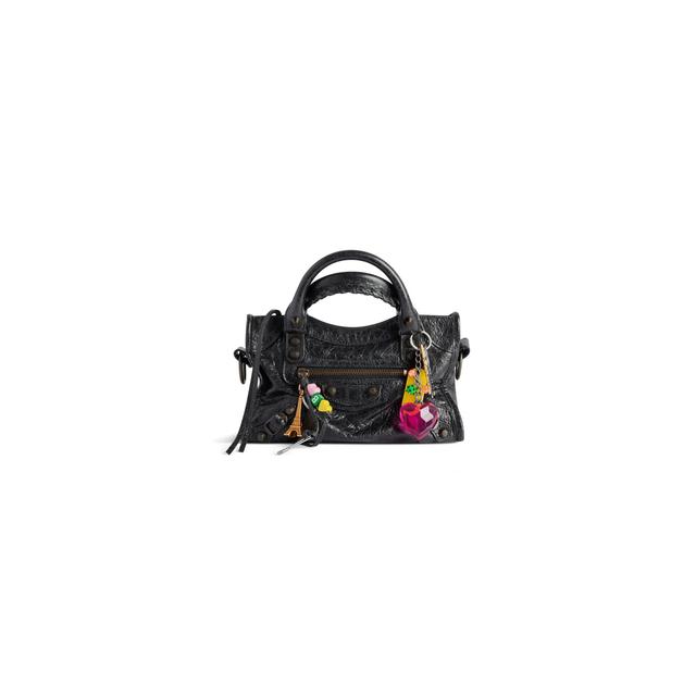 Women's Le City Mini Bag With Charms in Black Product Image