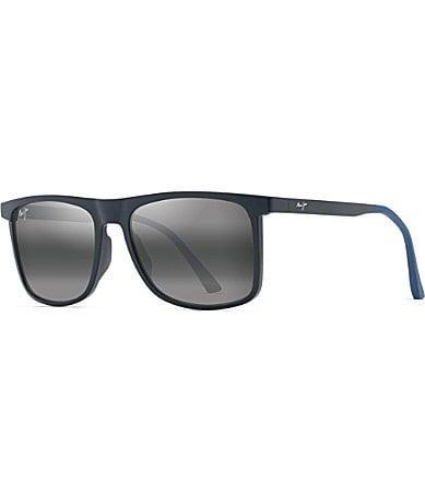 Maui Jim Mens Makamae PolarizedPlus2 56mm Square Sunglasses Product Image