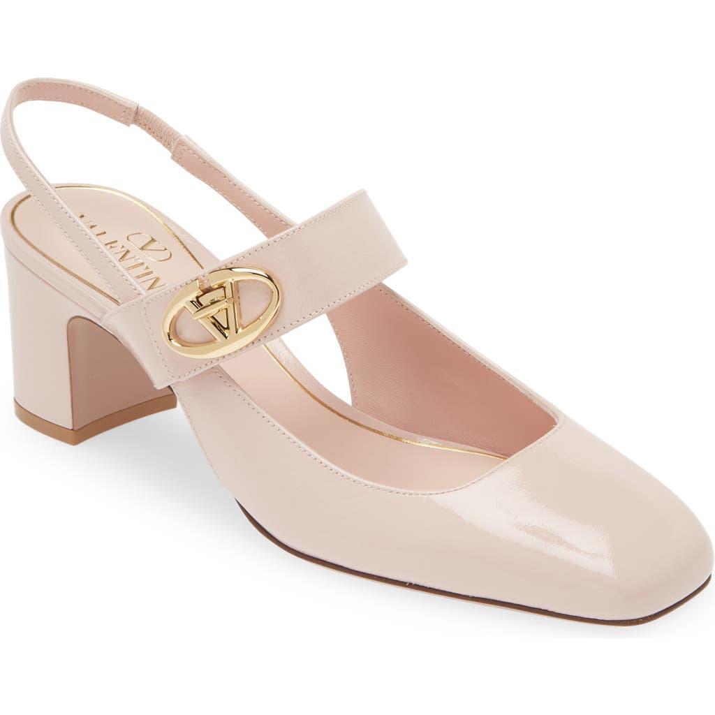 VALENTINO GARAVANI Vlogo Slingback Pump In Pink Product Image