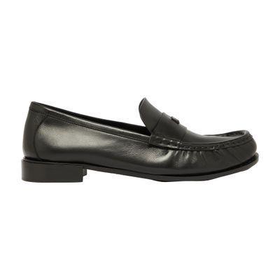 Mm Leather Loafers In Black Product Image