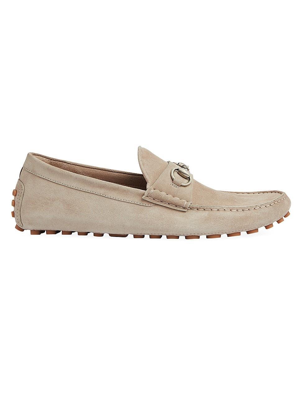 Mens Byorn Suede Horsebit Loafers Product Image