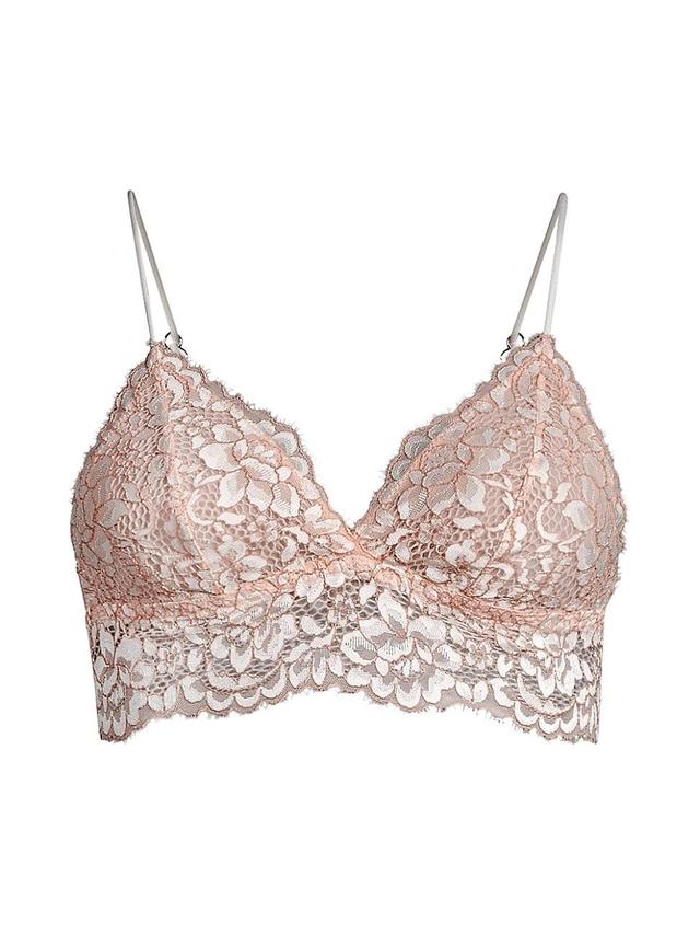 Womens Preta Lace Longline Bralette Product Image