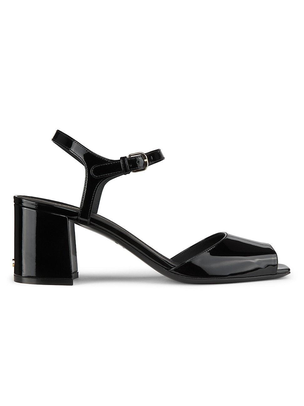 Womens Sally 60MM Patent Leather Sandals Product Image