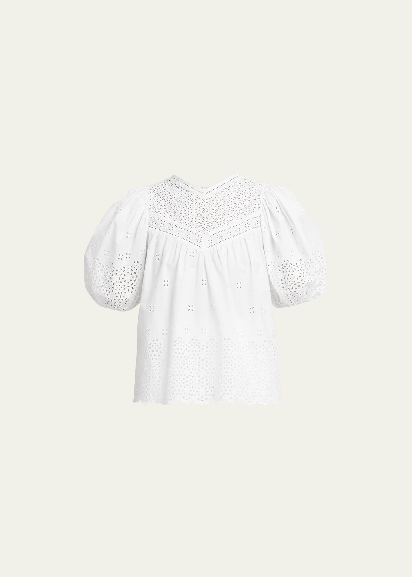 Ulla Johnson Aviana Eyelet Top Product Image