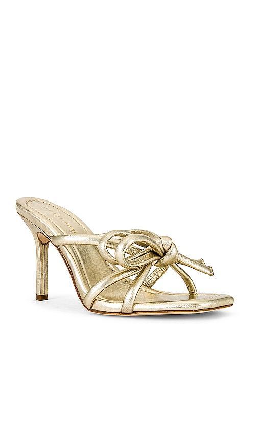 Womens Margi Bow Metallic Leather Sandals Product Image