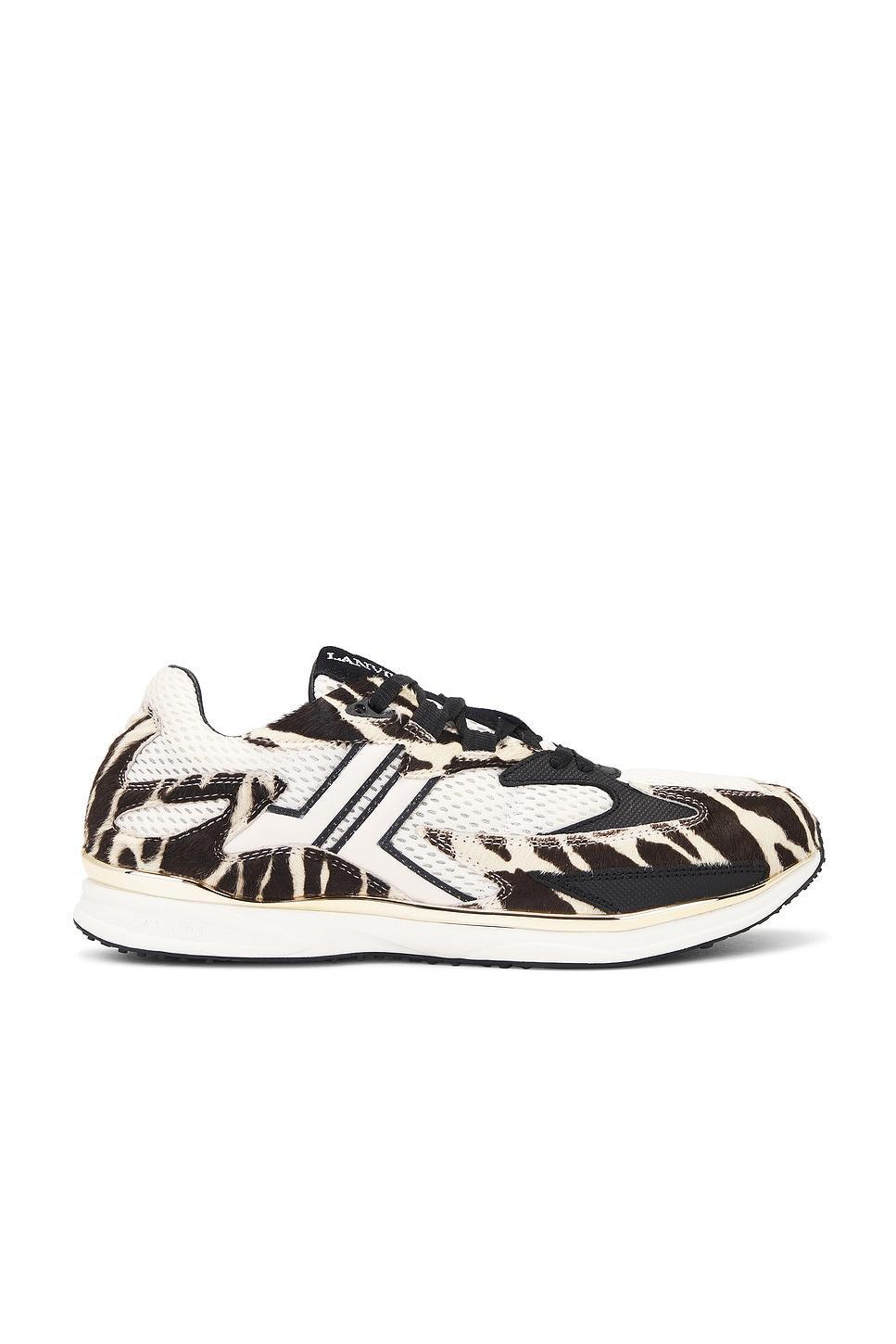 LANVIN Meteor Sneakers In Cream Product Image