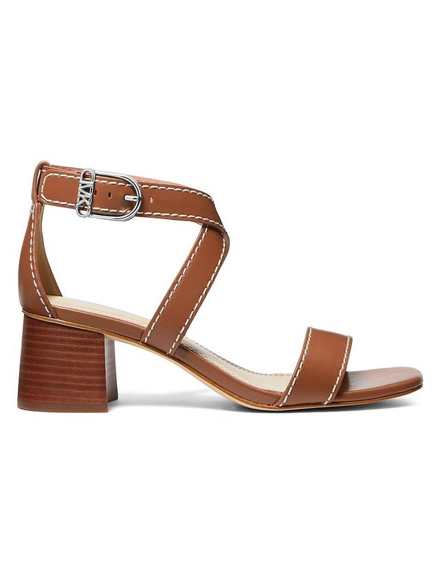 Womens Ashton 50MM Crisscross Leather Sandals Product Image