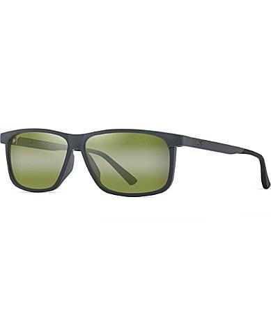 Maui Jim Mens Pulama PolarizedPlus2 59mm Rectangle Sunglasses Product Image